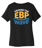 BELLA+CANVAS® Women’s Relaxed Jersey Short Sleeve V-Neck Tee (EBP WAVE)