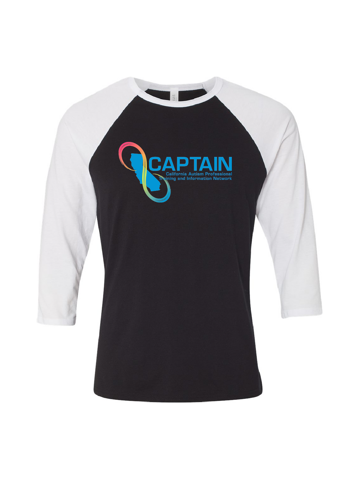 Unisex Three-Quarter Sleeve Baseball Tee - 3200