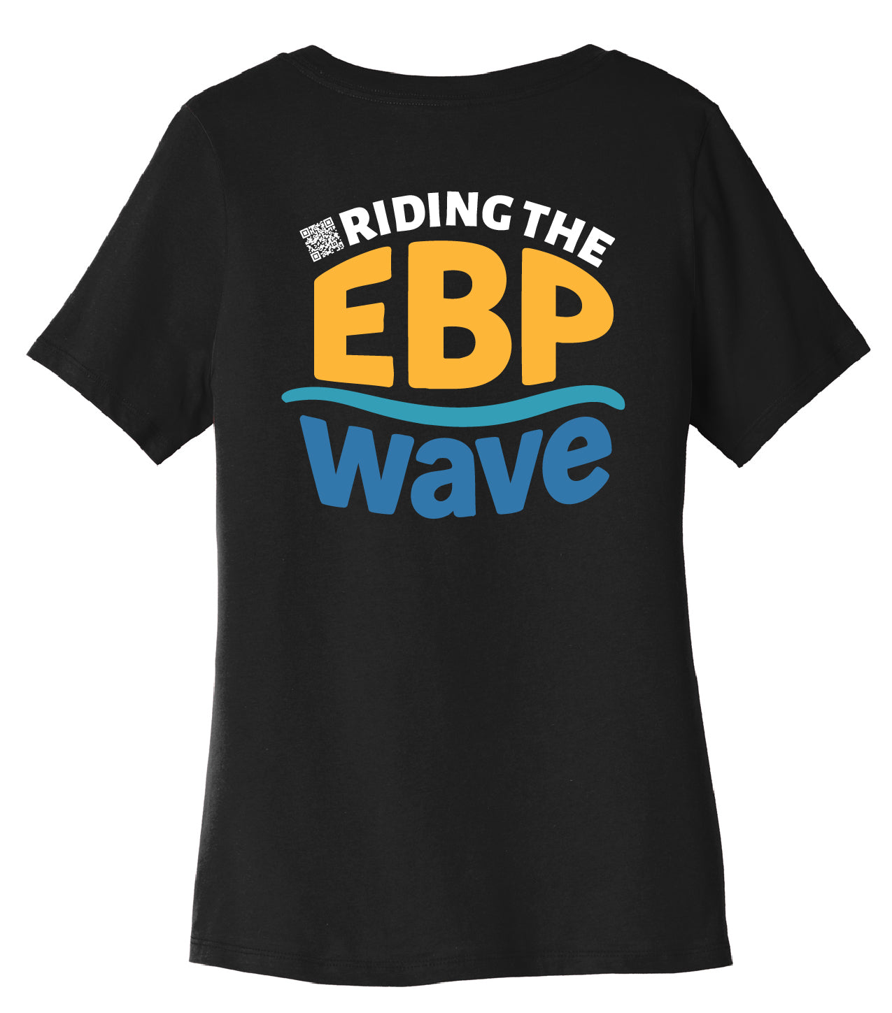 BELLA+CANVAS® Women’s Relaxed Jersey Short Sleeve V-Neck Tee (EBP WAVE)
